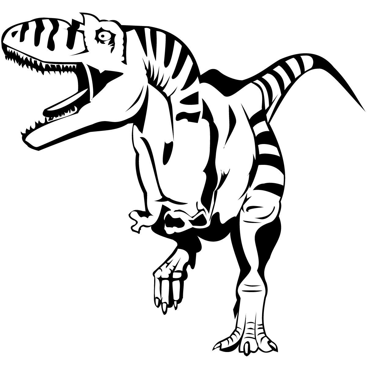 Тираннозавр рекс контур