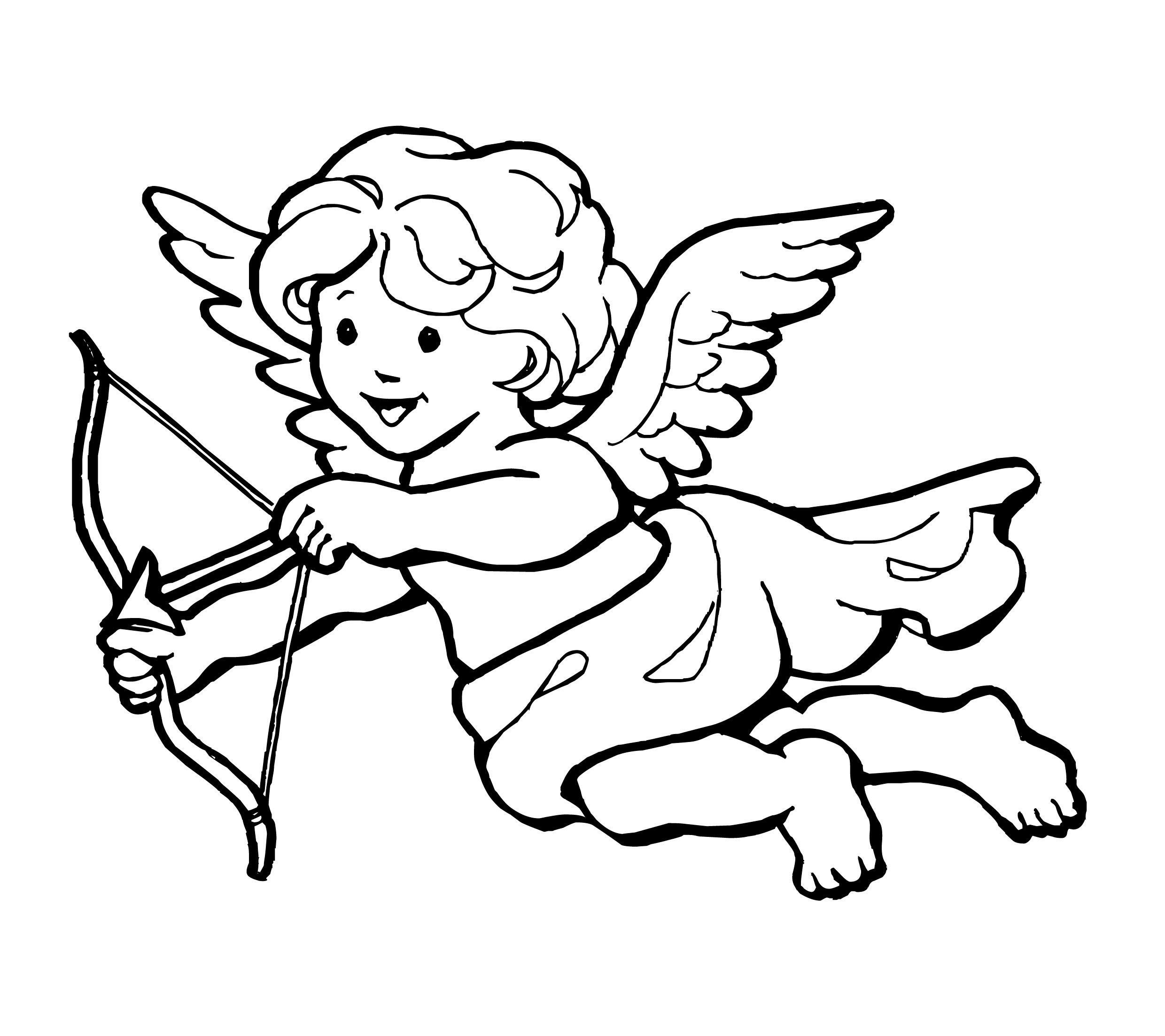 Ангелочки раскраска для детей