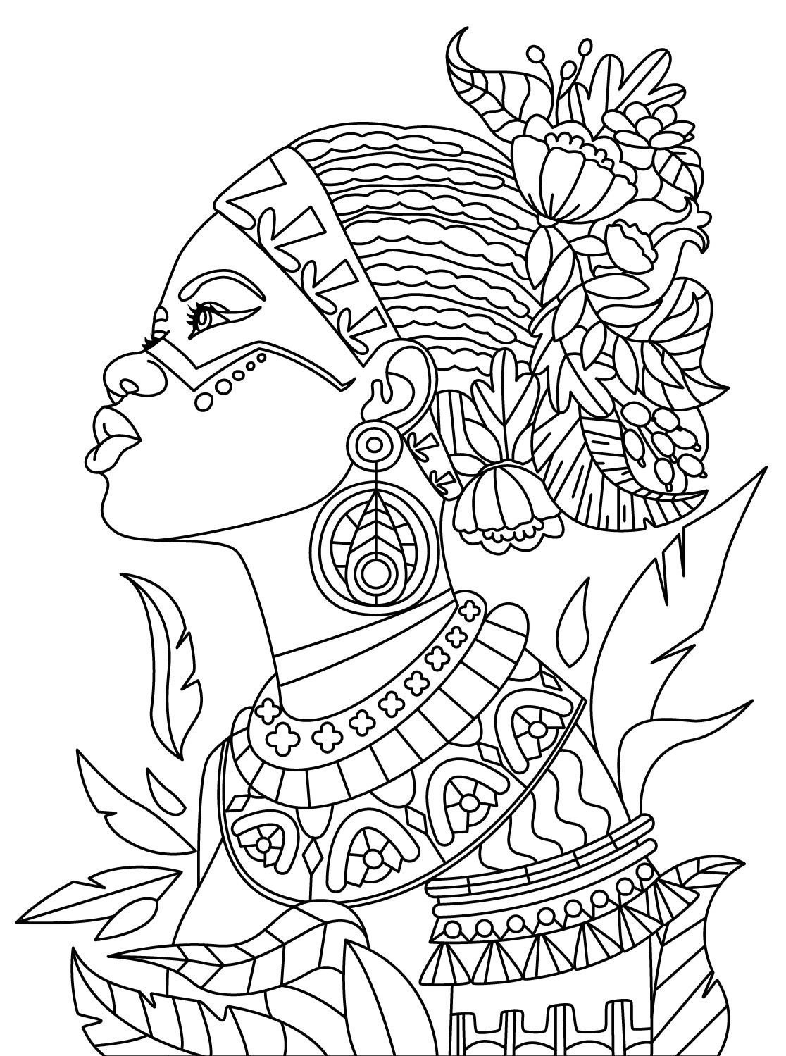 Раскраски для девочек антистресс индийское