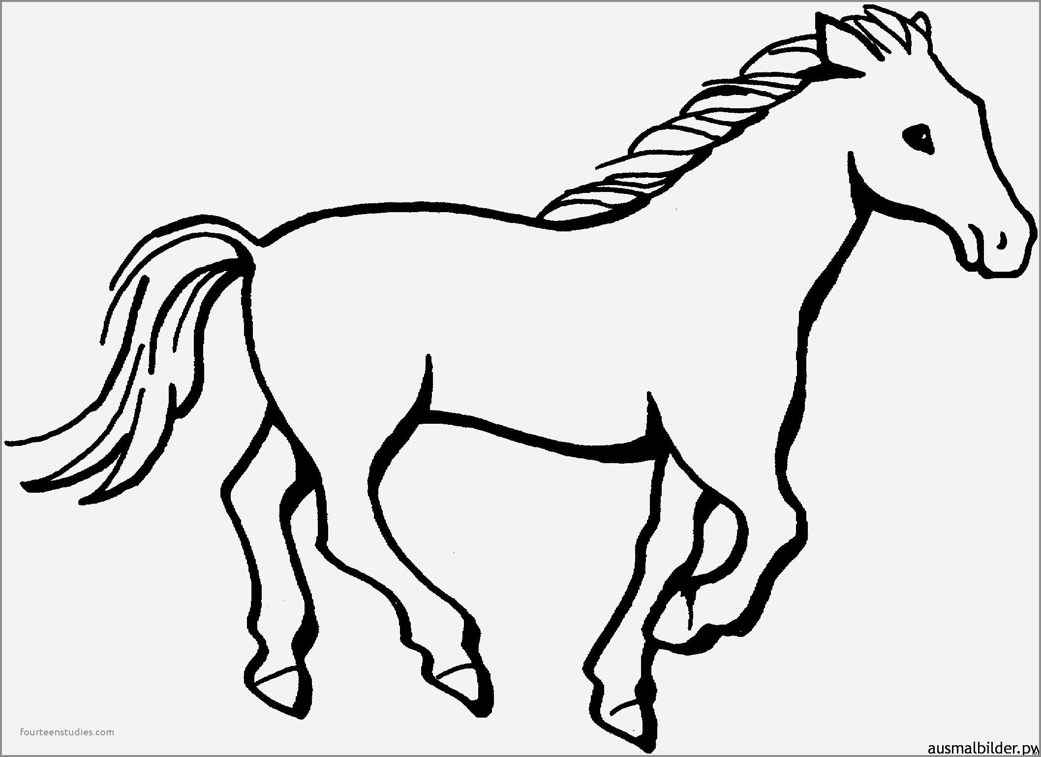 Трафарет лошади для рисования