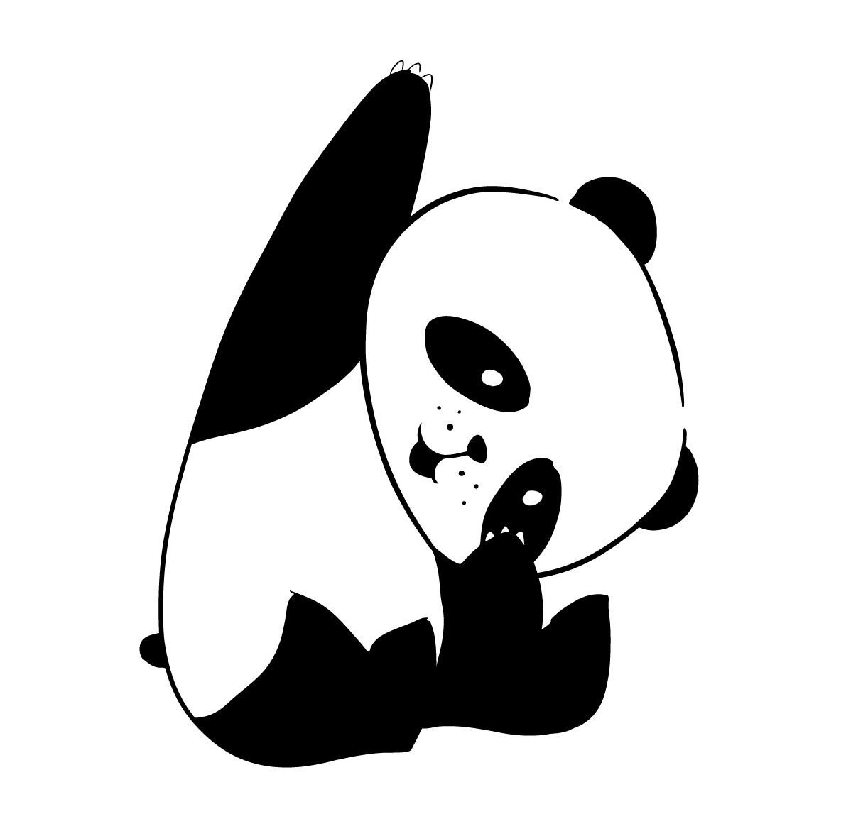 Очертания панды