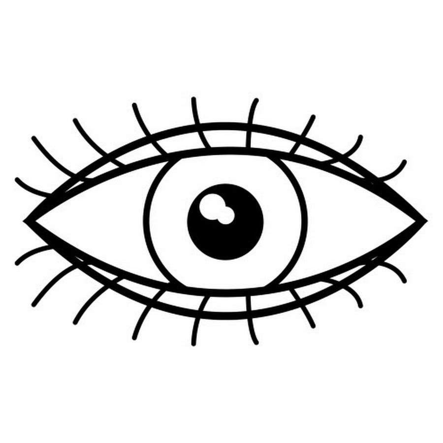 Схематический рисунок глаза