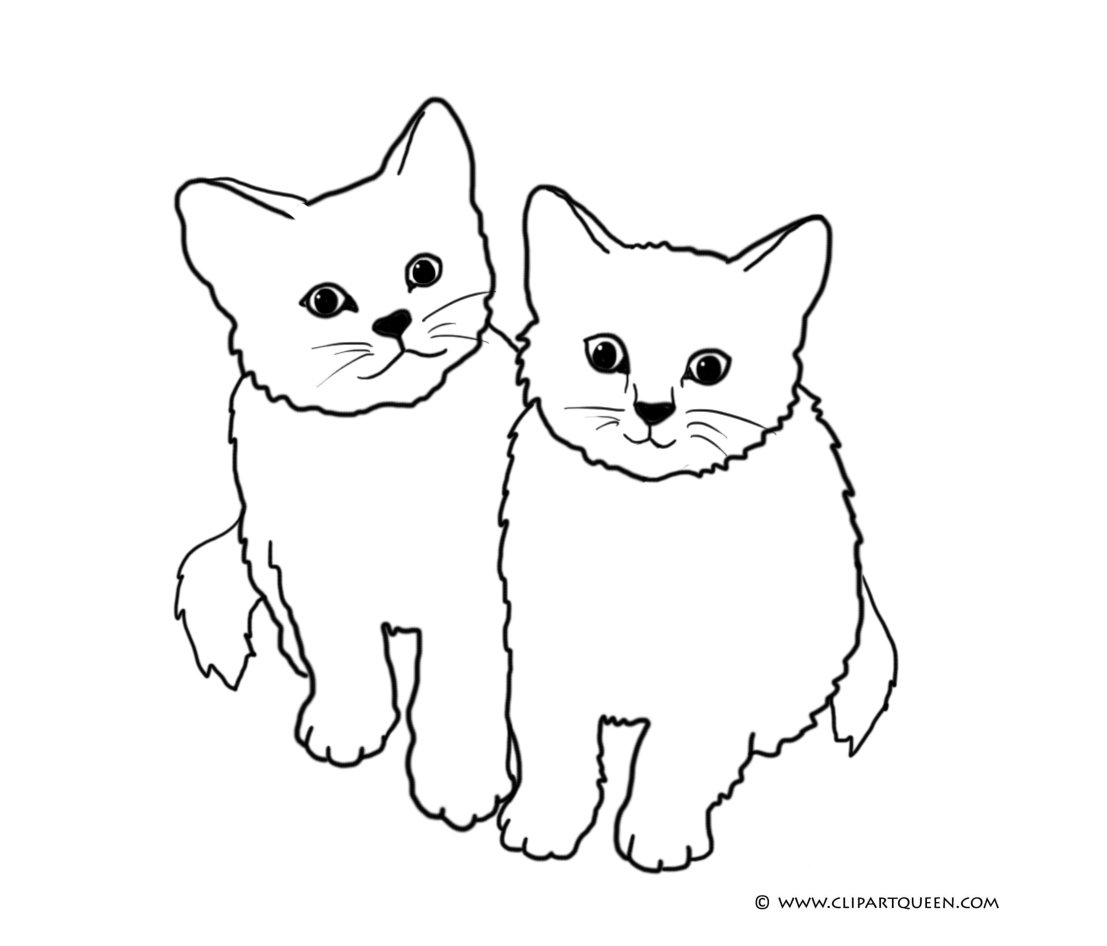 Черно белые картинки котят. Кошка для раскрашивания. Кошка раскраска для детей. Раскраска. Котики. Котенок. Раскраска.