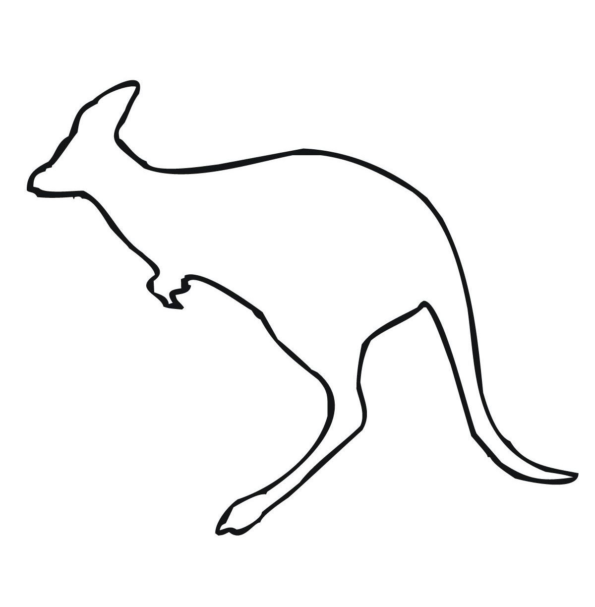 Силуэты животных Австралии