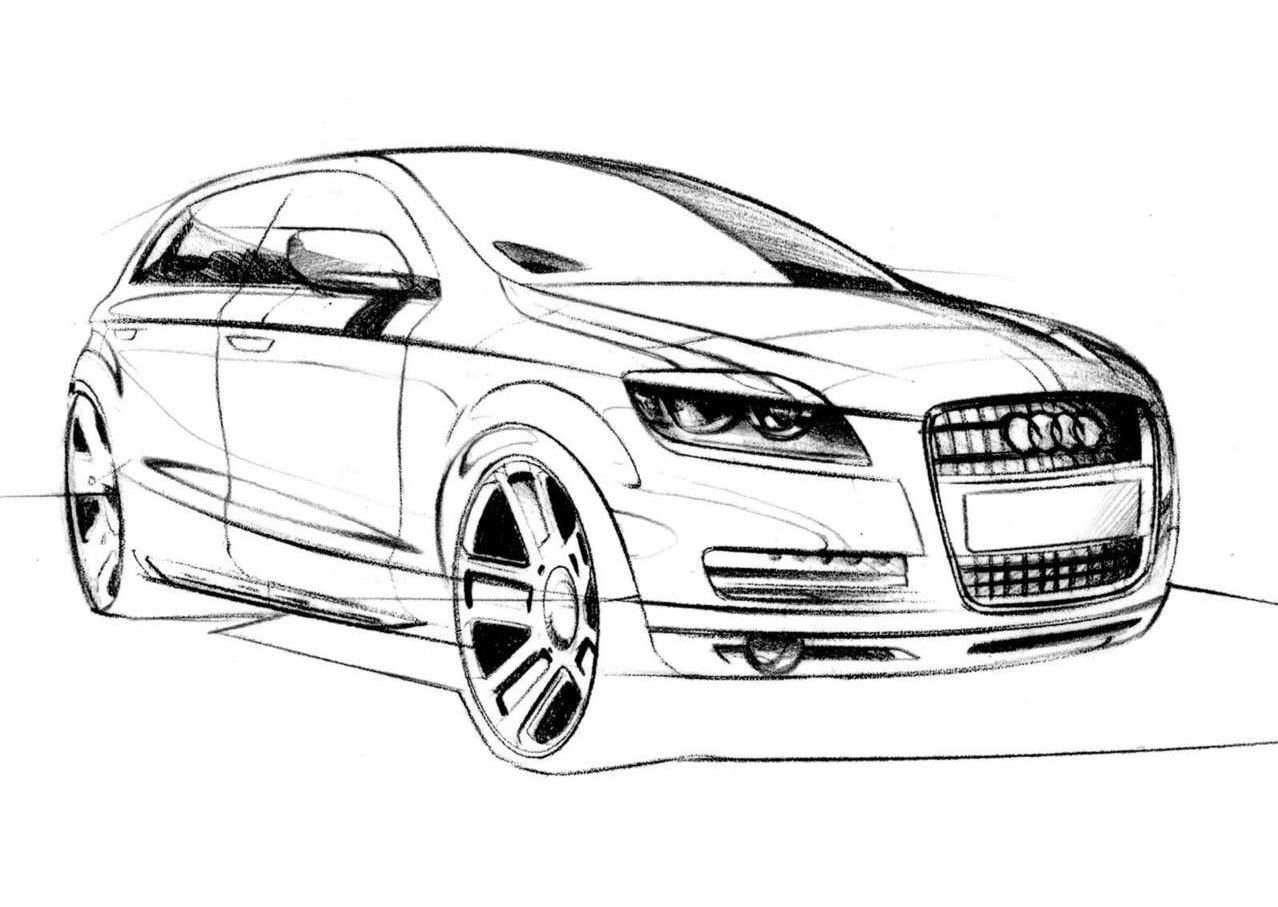Audi q5 drawing