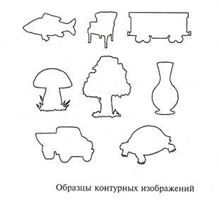 Контурные изображения предметов