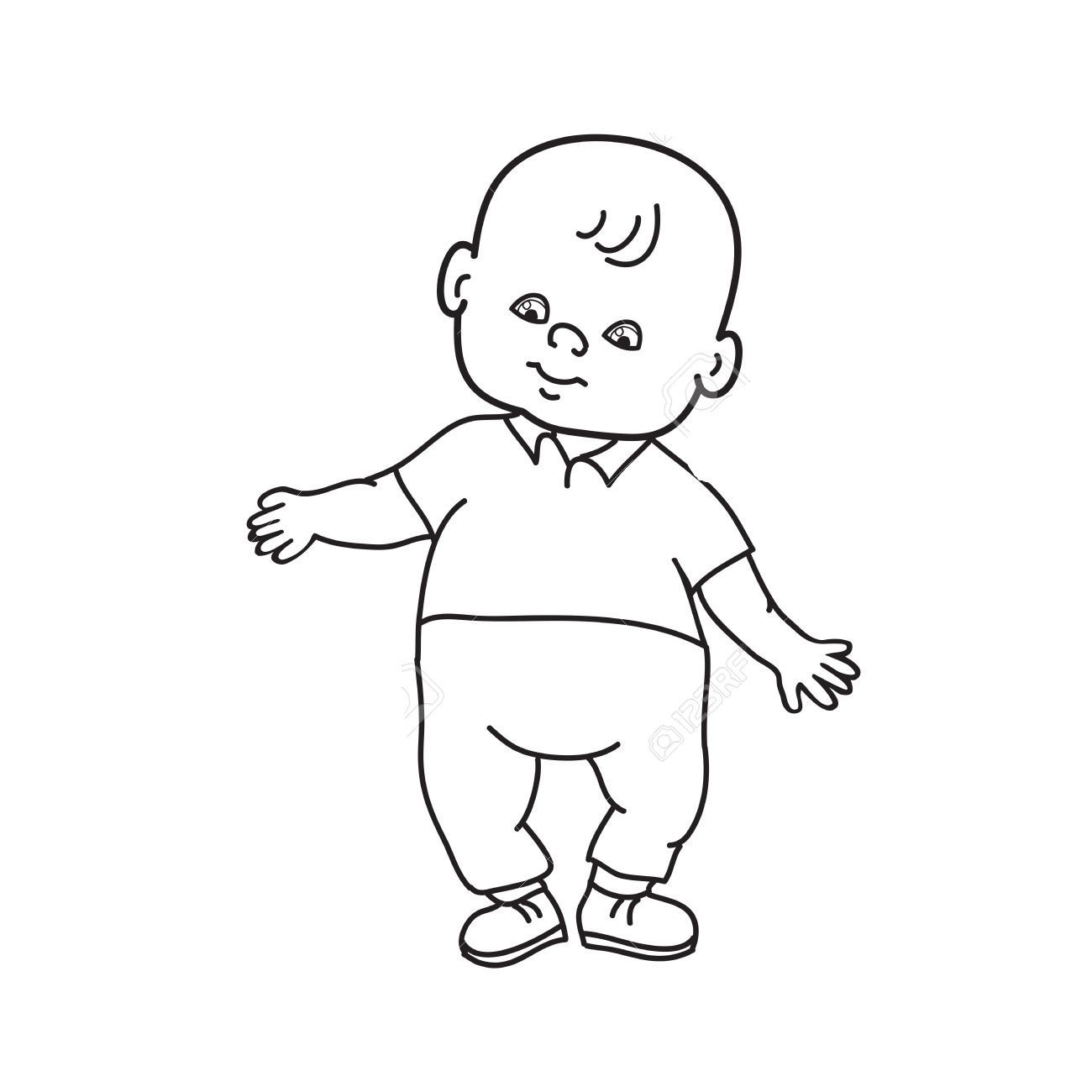 Как нарисовать небольшого мальчика