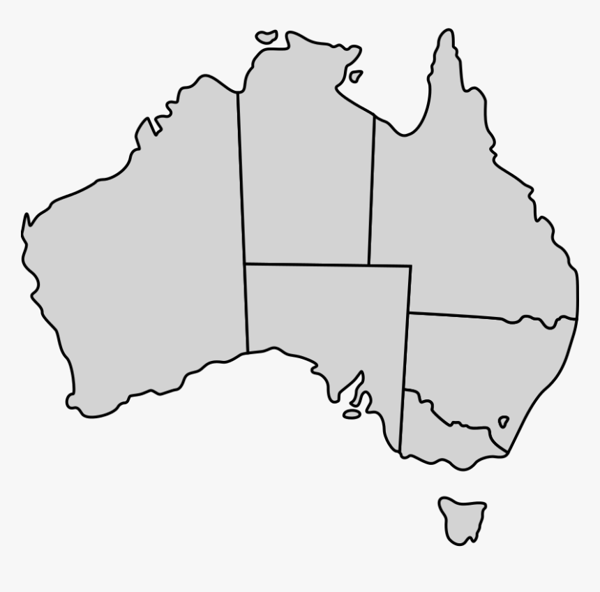 Контурная карта Австралии со Штатами. Контур материка Австралия. Политическая контурная карта Австралии. Контур Австралии с Штатами.
