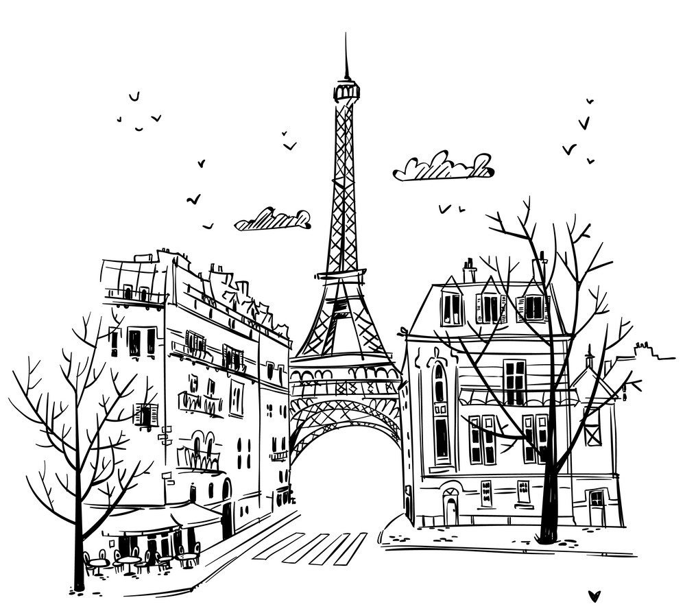 Улицы Парижа скетч