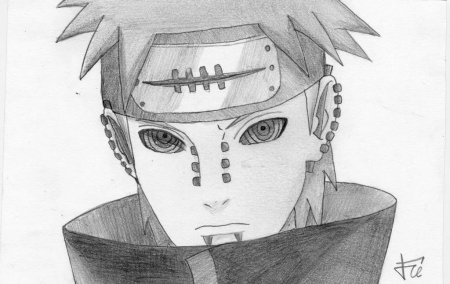 Пейн Наруто для срисовки