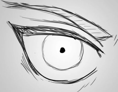 Глаза аниме рисунки (55 фото)
