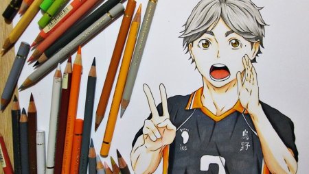 Haikyuu Сугавара арт