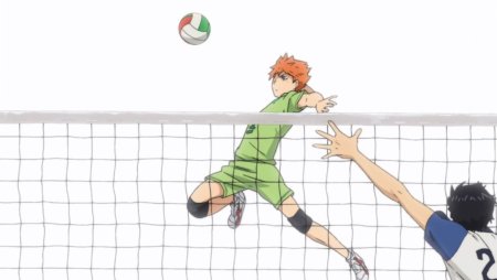 Хината волейбол первый матч