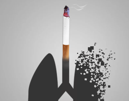 Постер про курение