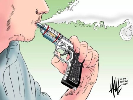 Плакат против вейпа