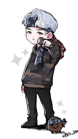 БТС мультяшные Шуга