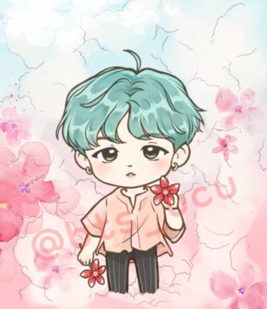 БТС мультяшные Шуга