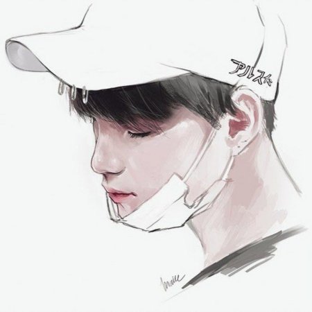 Min yoongi BTS рисунки