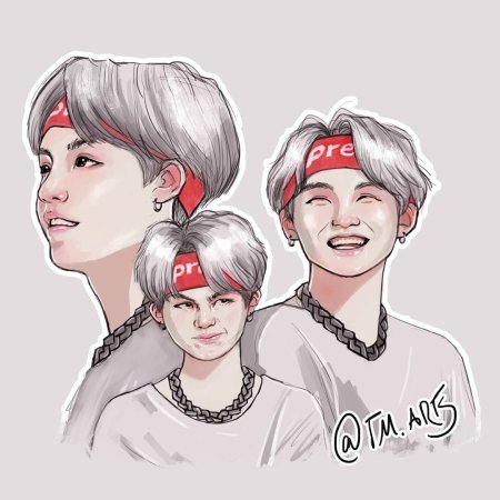 БТС мультяшные Шуга