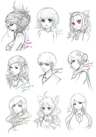 Аниме рисовка