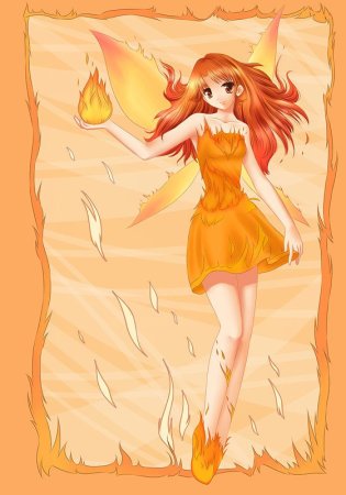 Фея огня аниме