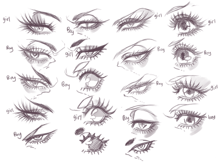 Туториалы по рисованию глаз карандашом