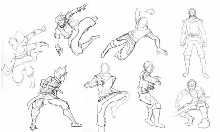 Раскраски аниме ниндзя