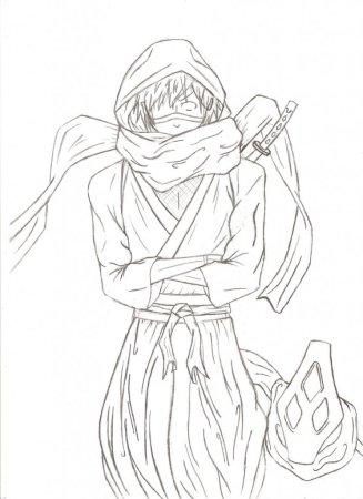 Ниндзя рисунок