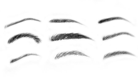 Нарисованные брови