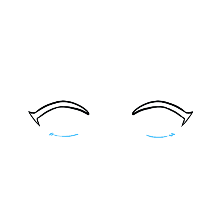 Аниме брови