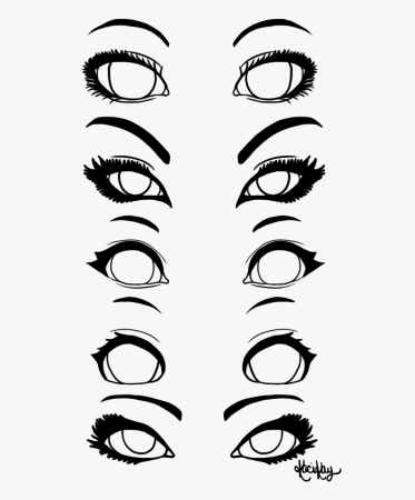 Заготовки для рисования глаз