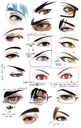 Формы бровей референс