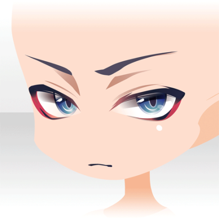 Прикрытые глаза аниме