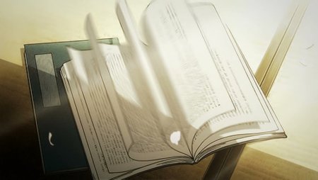 Книги аниме gif