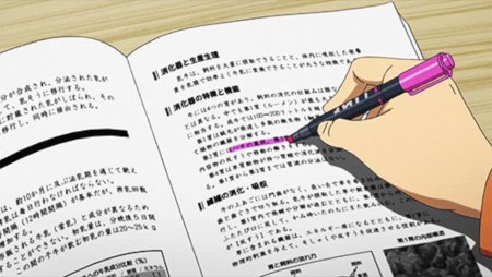 Аниме гифки с книгами