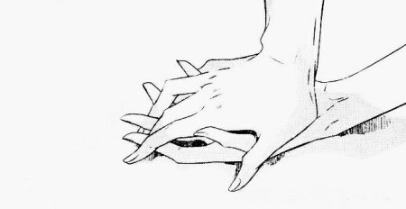 Держание за руки аниме