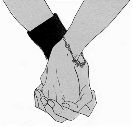 Держание за руки аниме