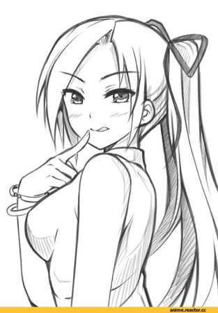 Тяночки карандашом