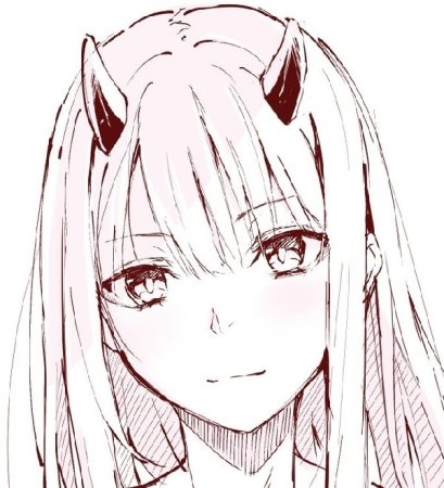 Легкий рисунок тянки