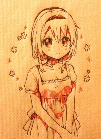 Аниме тянки для рисования