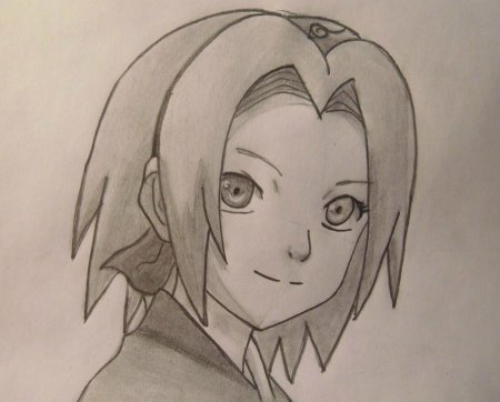 Сакура Харуно рисовалка