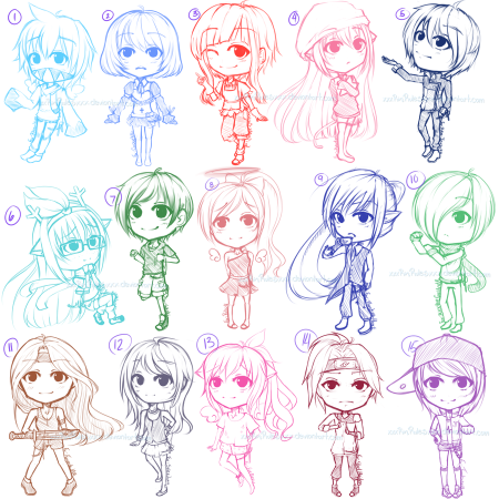 Чиби для рисования