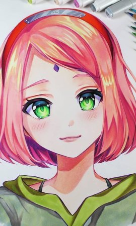 Аниме для рисования цветные