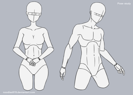 Строгие позы для рисования