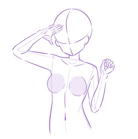 Анатомия тела для рисования бедра