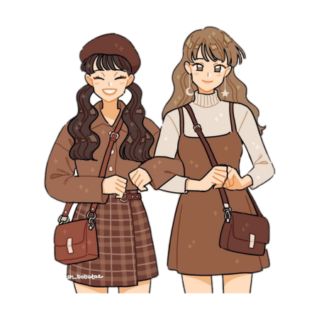 Рисование в мультяшном стиле в одежде