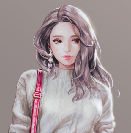 Девушка арт