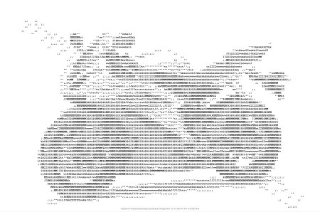 ASCII Art рисунки символами и знаками