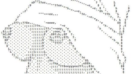 Картинка из мелких символов