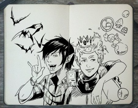 Арты для скетчбука мальчики